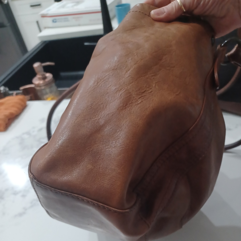Frye Large Slouchy 15in Melissa Satchel Bag - Picture 13 of 17